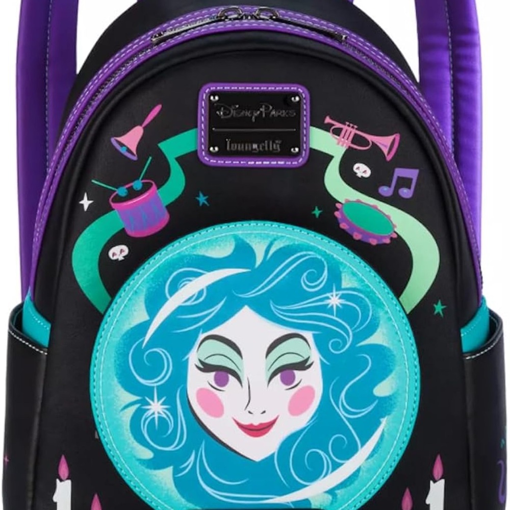 Disney Parks The Haunted Mansion Madame Leota Backpack Bag Loungefly NWT
